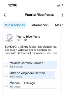 Imagen del sonde de Puerto Rico Posts 